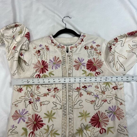 The‎ Vermont Country Store Floral Embroidered Button Up Jacket - Picture 6 of 6